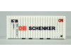 Kontejner ,,DB Schenker", bílý, H0, BuBiModel h070121