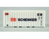 Kontejner ,,DB Schenker", bílý, H0, BuBiModel h070121