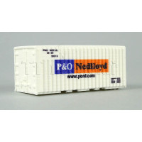 Kontejner ,,P&O Nedlloyd", bílý, H0, BuBiModel h070122