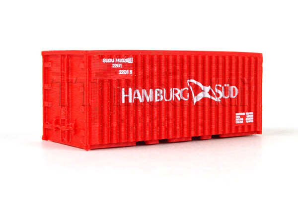 Kontejner ,,HAMBURG SÜD", H0, BuBiModel h070125