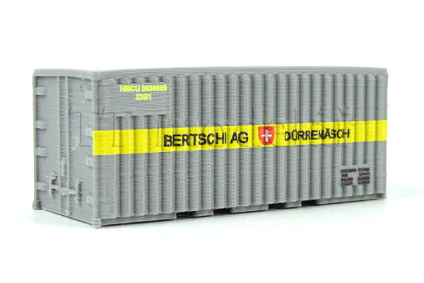 Kontejner ,,BERTSCHI AG", H0, BuBiModel h070139