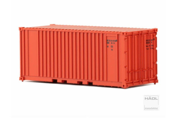 20stopý kontejner, červený, DR, TT, Haedl 711001-06