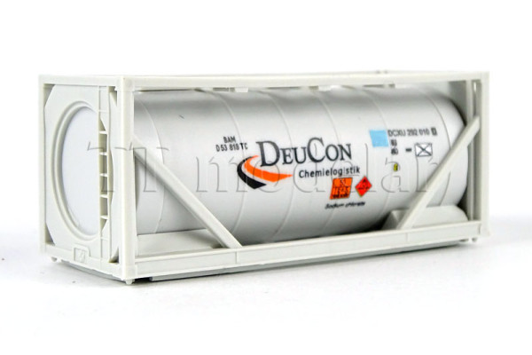 Kontejner nádržkový vícebarevný popis, DeuCon,šedý kotel, TT, Loco TK055