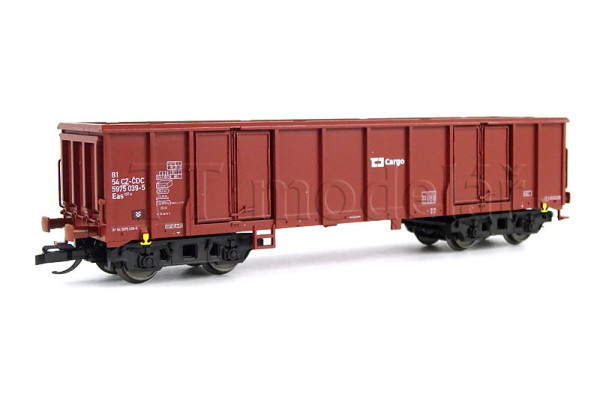 Otevřený čtyřnápravový vůz Eas, ČD Cargo, VI. epocha, REEDICE, TT, Tillig 502566 Otevřený čtyřnápravový vůz Eas, ČD Cargo, VI. epocha, REEDICE, TT, Tillig 502566