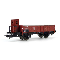 Otevřený vůz Kv, s brzdařskou budkou, JŽ, III. epocha, H0, Tillig 77065