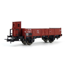 Otevřený vůz Kv, s brzdařskou budkou, JŽ, III. epocha, H0, Tillig 77065