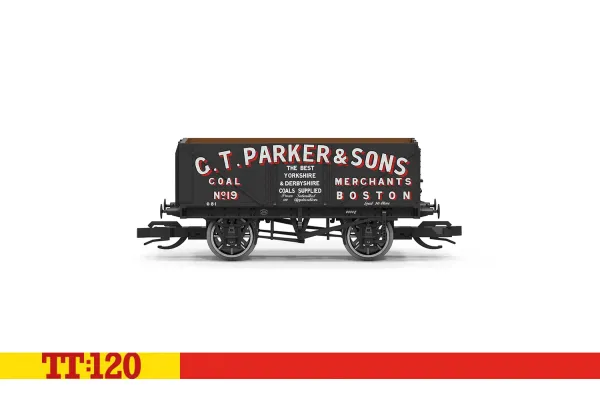 Otevřený vůz ,,G.T. Parker & Sons” No. 19, I.–II. epocha, TT, Hornby TT6040