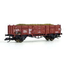 Otevřený vůz Vtr, ČSD, řepná kampaň, s nákladem řepy, III. epocha, TT, IGRA MODEL 96600011