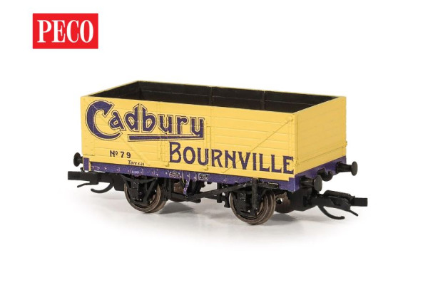 Otevřený vůz se sedmiprkennou korbou, Cadbury Bourneville, TT, Peco TTR-7014P