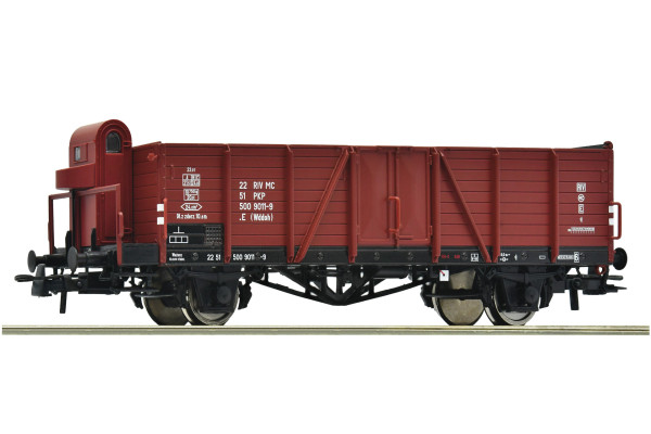 Otevřený dvounápravový vůz řady E (Wddoh), PKP, IV. epocha, H0, Roco 6600217