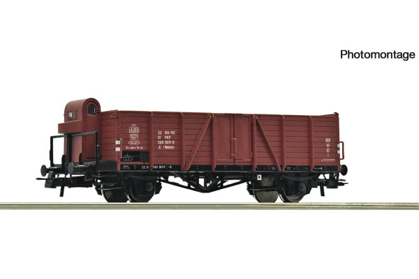 Otevřený dvounápravový vůz řady E Wddoh, PKP, IV. epocha, H0, Roco 6600217