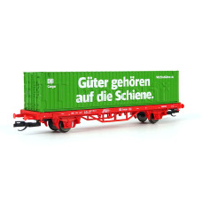 Kontejnerový vůz Lgs s jedním 40' kontejnerem, DB AG, START, VI. epocha, TT, Tillig 17487