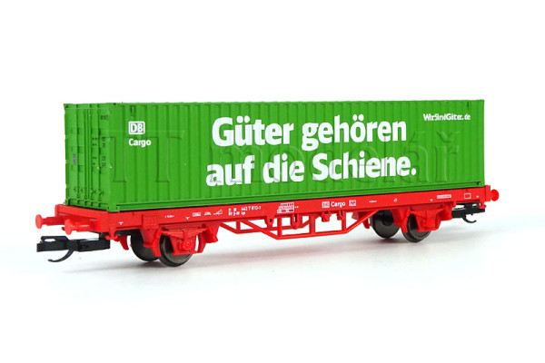 Kontejnerový vůz Lgs s jedním 40' kontejnerem, DB AG, START, VI. epocha, TT, Tillig 17487
