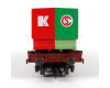 Kapsový vůz Sdkms 707 se dvěma korbami „Krautter & Simon“, DB, IV. epocha, TT, Tillig 18159