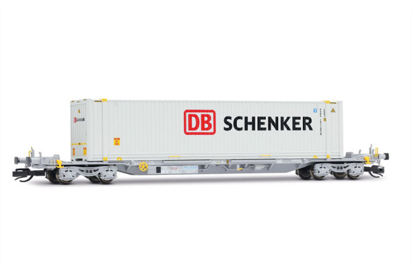 Kontejnerový vůz s kontejnerem „DB Schenker", VI. epocha, TT, Arnold HN9761