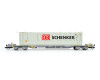Kontejnerový vůz s kontejnerem „DB Schenker", VI. epocha, TT, Arnold HN9761