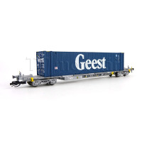 Kontejnerový vůz Sffgmss IFA s kontejnerem GEEST, TOUAX, VI. epocha, TT, Hornby TT6033
