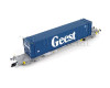 Kontejnerový vůz Sffgmss IFA s kontejnerem GEEST, TOUAX, VI. epocha, TT, Hornby TT6033