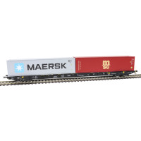 Kontejnerový vůz Sggnss-XL Rhein Cargo se dvěma kontejnery – MAERSK + MSC, VI. epocha, H0, IGRA MODEL 96010105