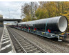 Plošinový vůz Sggnss, MFD, s nákladem potrubí, VI. epocha, H0, IGRA MODEL 96010110 Plošinový vůz Sggnss, MFD, s nákladem potrubí, VI. epocha, H0, IGRA MODEL 96010110