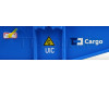 Kontejnerový vůz Sgnss se třemi kontejnery, ČD Cargo, VI. epocha, H0, Roco 6600145