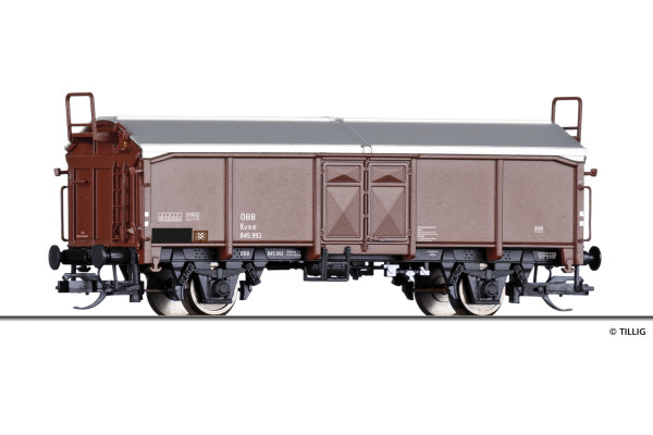 Nákladní vůz Kvmm s posuvnou střechou, ÖBB, III. epocha, TT, Tillig 17682