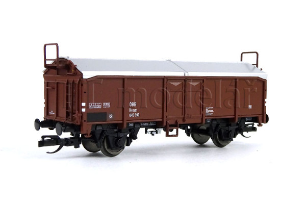 Nákladní vůz Kvmm s posuvnou střechou, ÖBB, III. epocha, TT, Tillig 17682