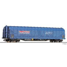 Vůz s odsuvnou plachtou Rils, "NACCO", ŽSR, V. epocha, REEDICE, TT, Tillig 502579