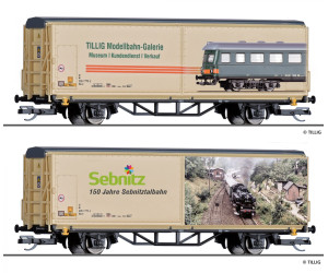 Upomínkový vůz "TILLIG/Sebnitz 2027", TT, model Galerie Tillig 2027, Tillig 502751