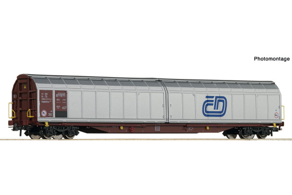 Vůz s posuvnými stěnami Habbillns, ČD, V.–VI. epocha, H0, Roco 6600128