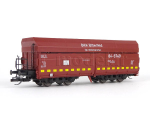 Samovýsypný vůz BKK Bitterfeld, DR, IV. epocha, TT, model Galerie Tillig 2025, Tillig 502418