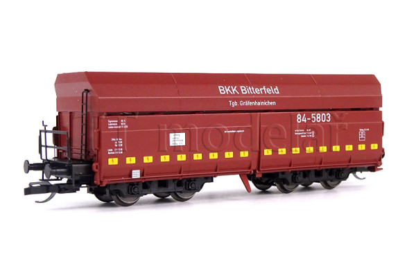 Samovýsypný vůz BKK Bitterfeld, DR, IV. epocha, TT, model Galerie Tillig 2026, Tillig 502461