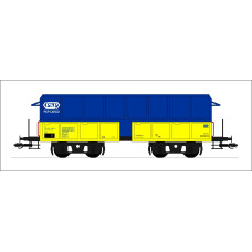 Model výsypného vozu Wa, PKP Cargo, VI. epocha, TT, BubiModel 40153
