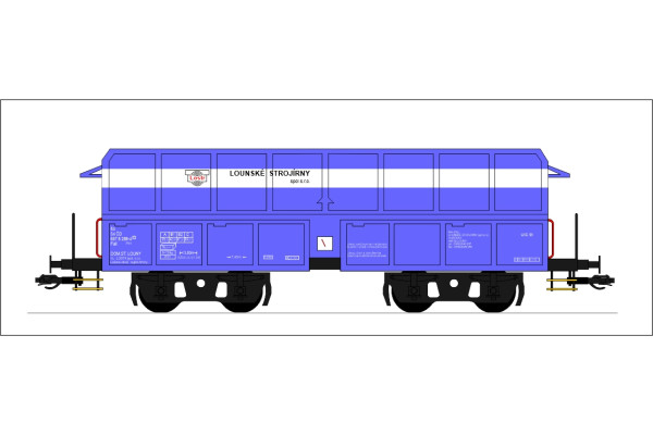 Model výsypného vozu Wa, Lounské strojírny, V. epocha, TT, BubiModel 40157