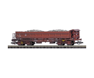 Oboustranně výklopný vůz Fakks (6781), DR, ložený štěrkem, IV. epocha, TT, Busch 31425