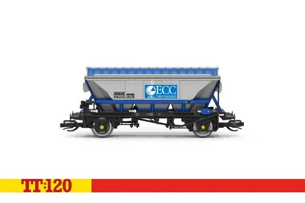 Výsypný vůz CDA ,,ECC International”, 375026, ECC, IV.–V. epocha, TT, Hornby TT6048