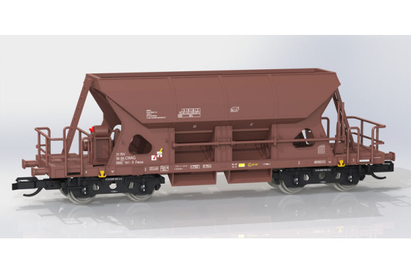 Samovýsypný vůz Faccs, Cargo Wagon, VI. epocha, TT, IGRA MODEL 96500025 Samovýsypný vůz Faccs, Cargo Wagon, VI. epocha, TT, IGRA MODEL 96500025