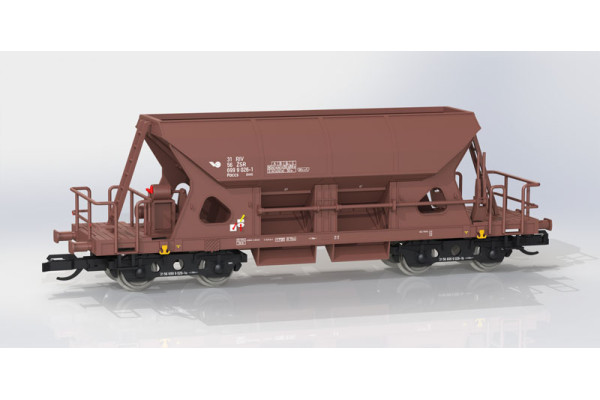 Samovýsypný vůz Faccs, ŽSR, V. epocha, TT, IGRA MODEL 96500027 Samovýsypný vůz Faccs, ŽSR, V. epocha, TT, IGRA MODEL 96500027
