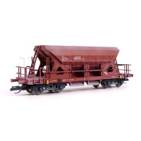 Nákladní vůz na sypké hmoty Faccs, ČSD, hnědá plošinka a nárazníky, hnědé zábradlí, patina, exkluzivní série pro TT modelář, IV. epocha, TT, Loco M2503p