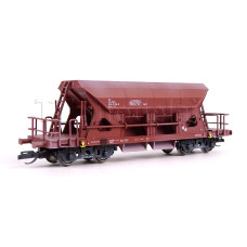 Nákladní vůz na sypké hmoty Faccs, ČSD, hnědá plošinka a nárazníky, hnědé zábradlí, patina, exkluzivní série pro TT modelář, IV. epocha, TT, Loco M2503p