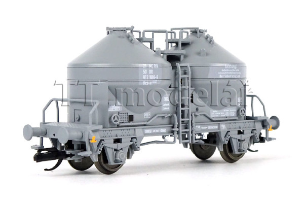 Nádobový vůz Ucs-c 9122 s opravami laku, DR, IV. epocha, ze setu, TT, DOPRODEJ, Tillig 01058-2