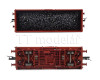 Set dvou otevřených vozů E 037, DB, s nákladem uhlí, TT, IV. epocha, Tillig 01105