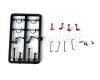 Set dvou otevřených vozů E 037, DB, s nákladem uhlí, TT, IV. epocha, Tillig 01105