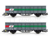 Set dvou otevřených dvounápravových vozů Fbs, Steiermärkischen Landesbahnen, V. epocha, TT, Tillig 01110