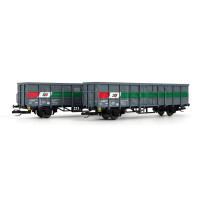 Set dvou otevřených dvounápravových vozů Fbs, Steiermärkischen Landesbahnen, V. epocha, TT, Tillig 01110