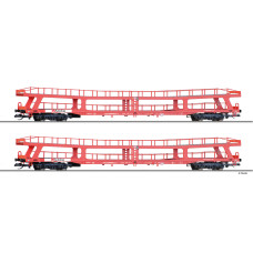 Set vozů pro přepravu aut řady DDm 915, DB AG, V. epocha, TT, Tillig 01136