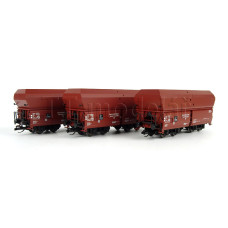 Set tří samovýsypných vozů řady OOt s vyvýšenou korbou, DRG, II. epocha, TT, Tillig 01138 Set tří samovýsypných vozů řady OOt s vyvýšenou korbou, DRG, II. epocha, TT, Tillig 01138