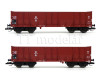 Set tří otevřených vozů OOr, DR, III. epocha, TT, Tillig 01141