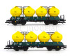 Set tří vozů na sypké látky, ČSD, IV. epocha, TT, limitovaná série pro DS model, Tillig 502342