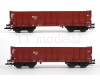 Set tří otevřených vozů OOmu, DR, IV. epocha, TT, model Galerie Tillig 2025, Tillig 502417